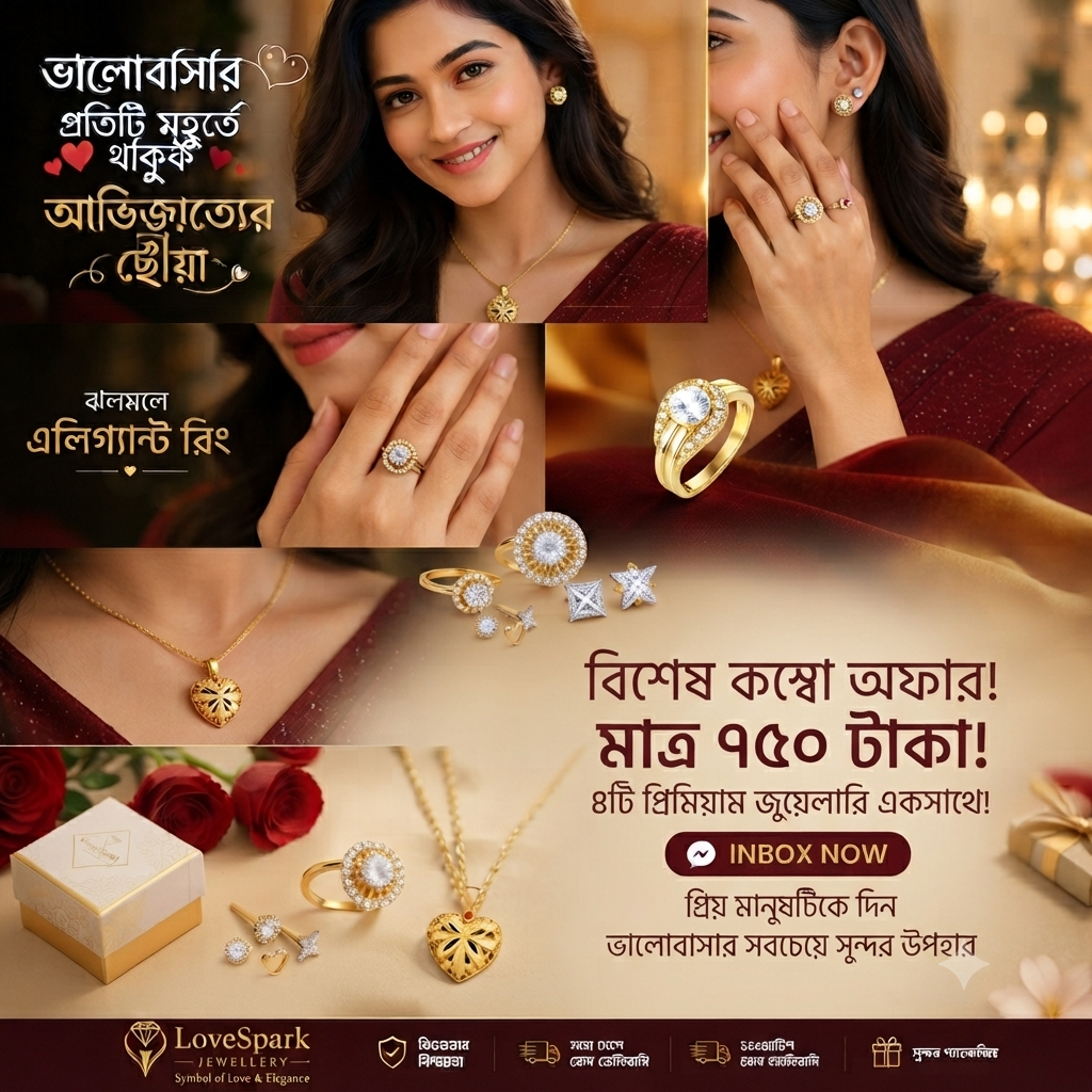 Golden Jewelry Combo Offer