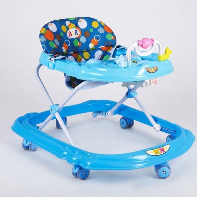 Baby Walker 6120 With Music, Toys, Height Adjustable Children, Learning, Driving